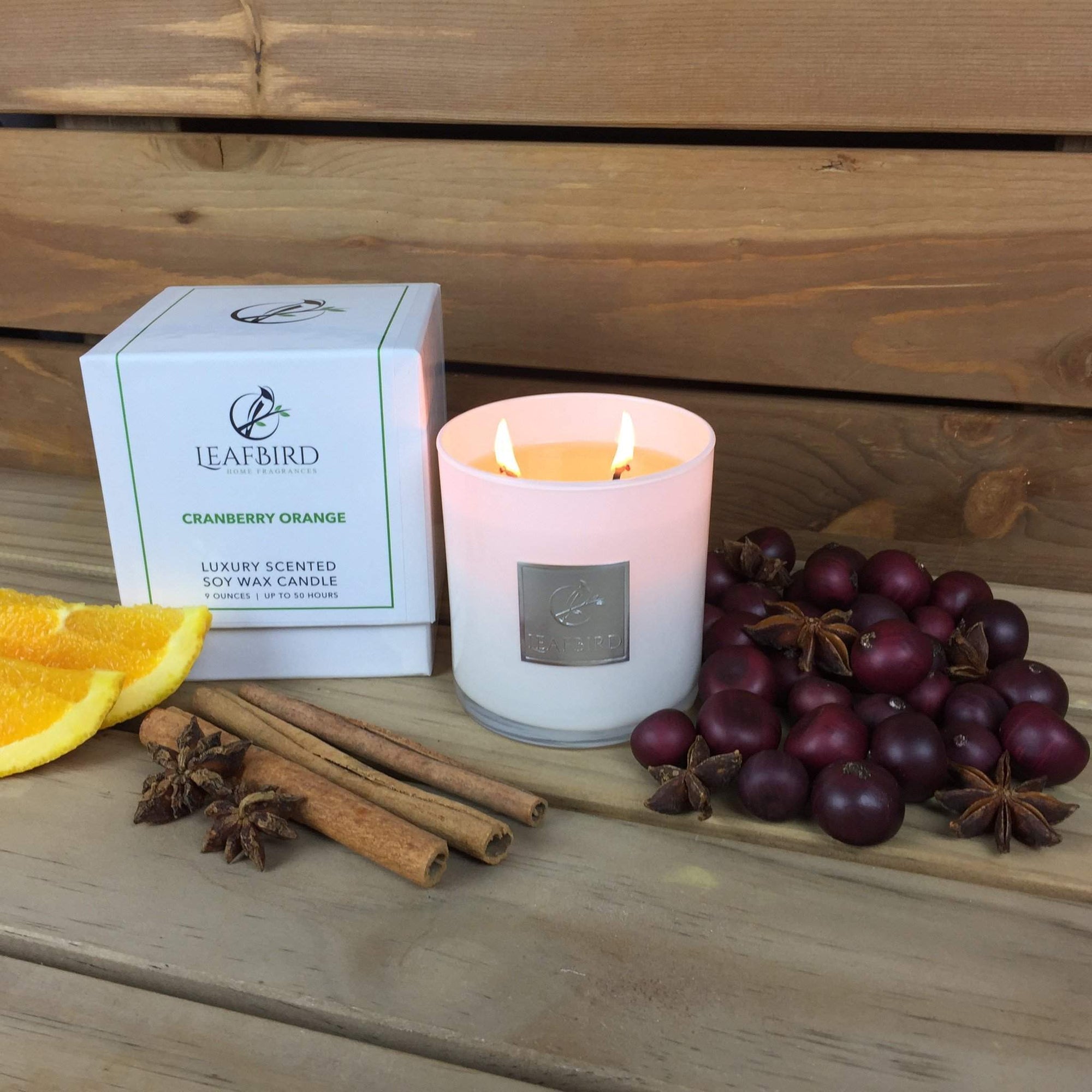 cranberry orange candle - 0